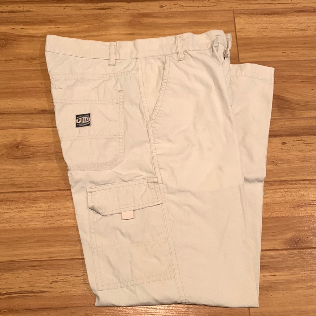 Ralph Lauren Polo Cream Pants 14 Cargo Boys